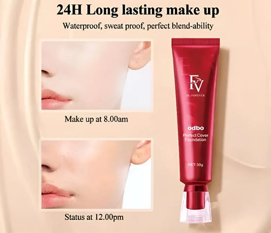 FV Long Lasting Foundation | Full Coverage, 24H Wear – Matte Finish & Lightweight Formula