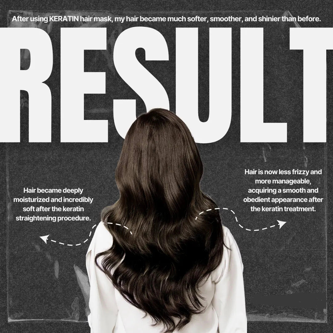 Keratin Original Hair Mask With 100% Natural Ingredients 500 ml | For Smooth And Frizz Free Hairs !