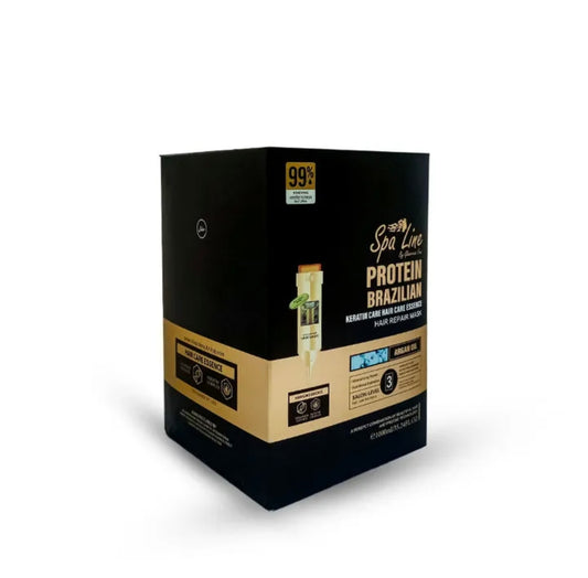 Spa Line Brazilian Protein + Keratin Hair Repair Mask Argon Oil 1000ml