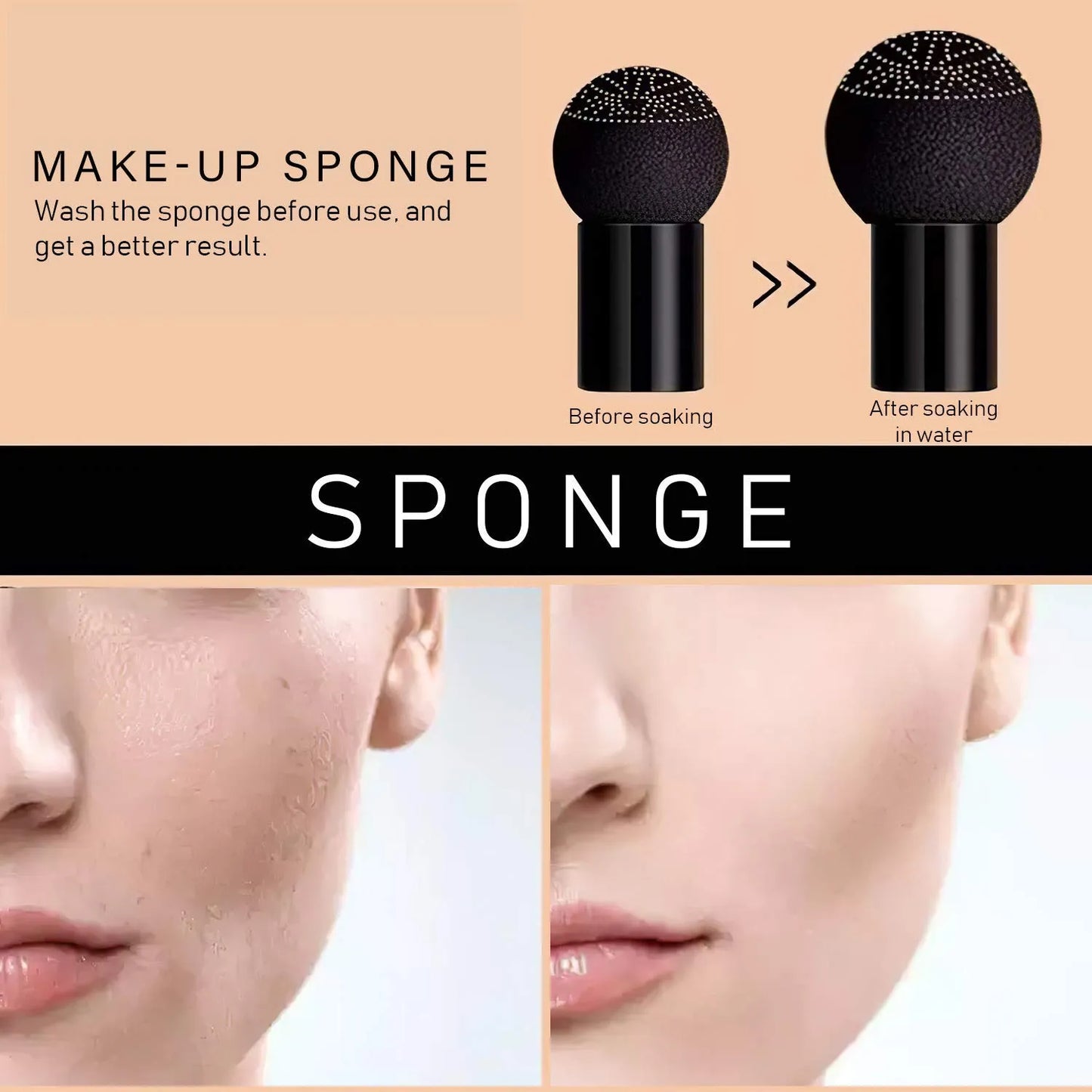 Sunisa Original Natural Glow CC Foundation – Lightweight & Sweat-Resistant
