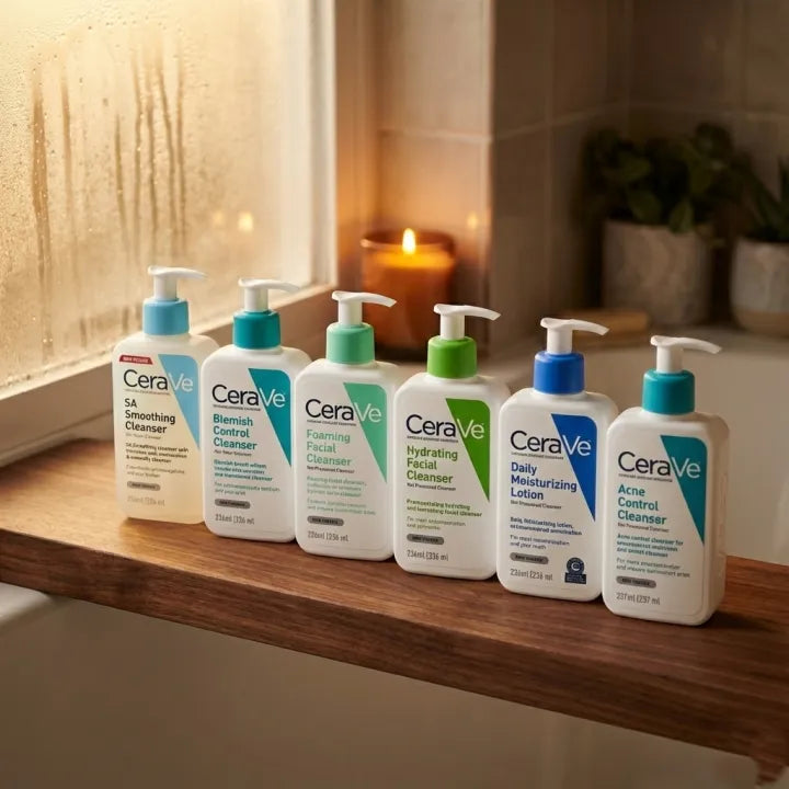 Cerave Acne Control | Foaming | Smoothing | Blemishing Control | Hydrating Cleanser And Moisturising Lotion !
